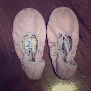 Bloch bunnyhop leather ballet slippers